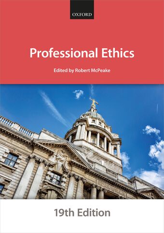 Professional Ethics book cover
