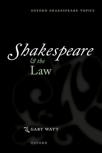 Shakespeare and the Law book cover