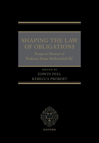 Shaping the Law of Obligations book cover