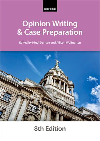 Opinion Writing and Case Preparation book cover