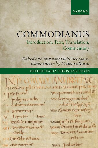 Commodianus Introduction, Text, Translation, Commentary book cover