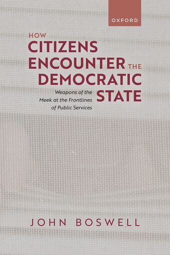 How Citizens Encounter the Democratic State book cover