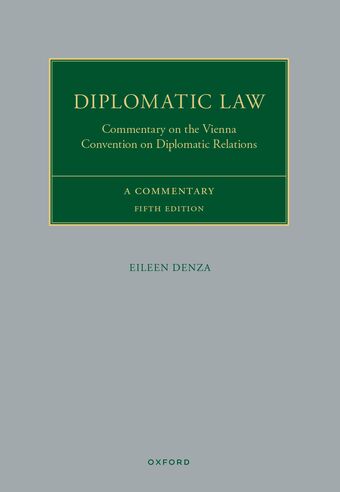 Diplomatic Law Ocils Cloth book cover