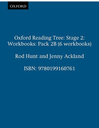Oxford Reading Tree Level 2 Workbooks Pack 2B Pack of 6 book cover