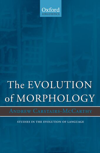 The Evolution of Morphology book cover