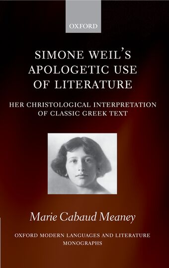 Simone Weil's Apologetic Use of Literature book cover