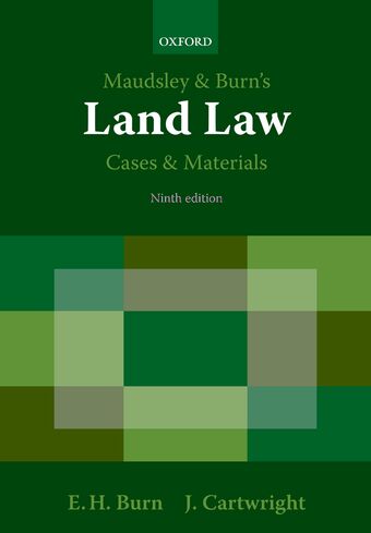 Maudsley & Burn's Land Law book cover
