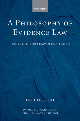 A Philosophy of Evidence Law book cover