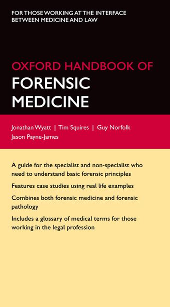 Oxford Handbook of Forensic Medicine book cover