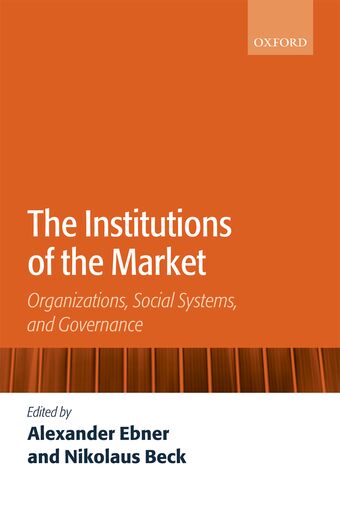 The Institutions of the Market book cover