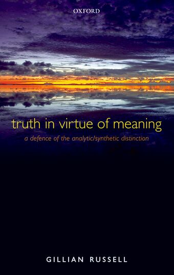 Truth in Virtue of Meaning book cover