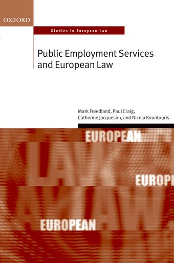 Public Employment Services and European Law book cover