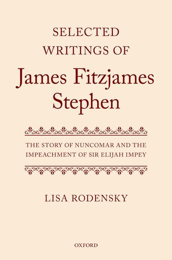 Selected Writings of James Fitzjames Stephen book cover