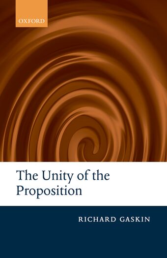 The Unity of the Proposition book cover
