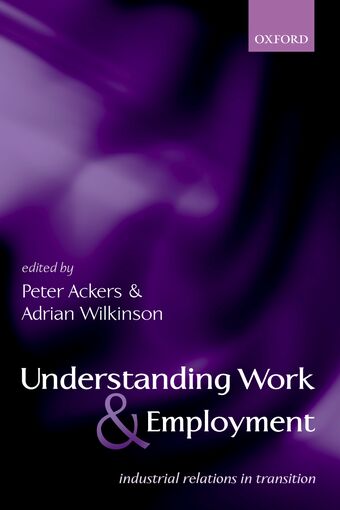 Understanding Work and Employment book cover