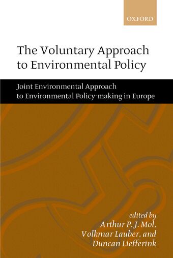 The Voluntary Approach to Environmental Policy book cover