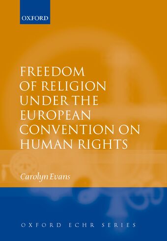 Freedom of Religion under the European Convention on Human Rights book cover