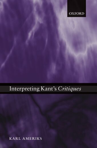 Interpreting Kant's Critiques book cover