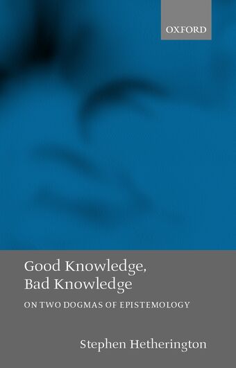 Good Knowledge, Bad Knowledge book cover