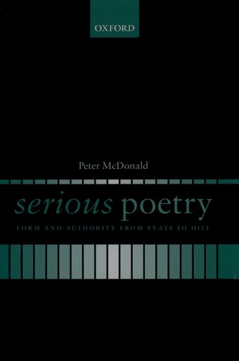 Serious Poetry book cover