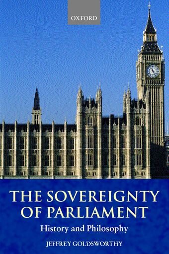 The Sovereignty of Parliament book cover