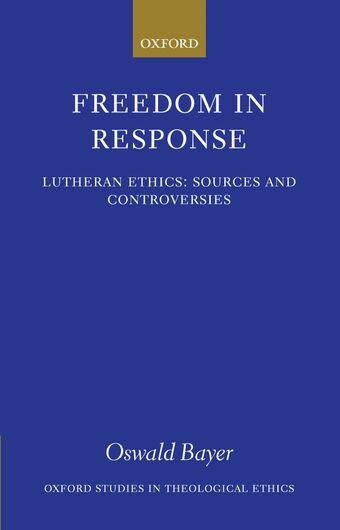 Freedom in Response book cover