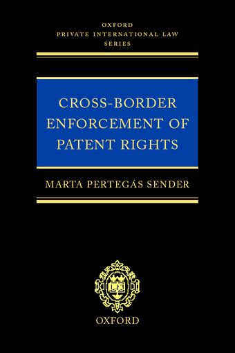 Cross-Border Enforcement of Patent Rights book cover