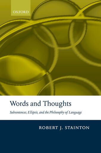 Words and Thoughts book cover