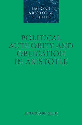 Political Authority and Obligation in Aristotle book cover