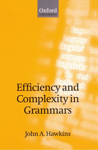 Efficiency and Complexity in Grammars book cover