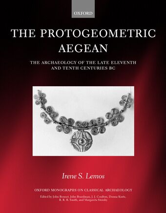 The Protogeometric Aegean book cover