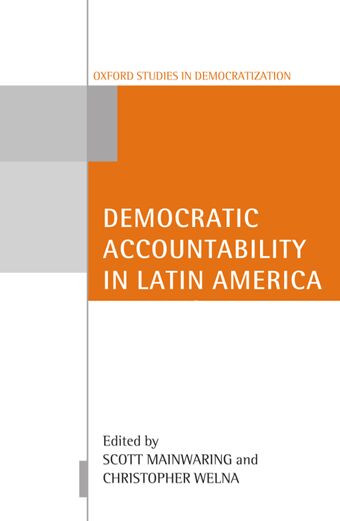 Democratic Accountability in Latin America book cover