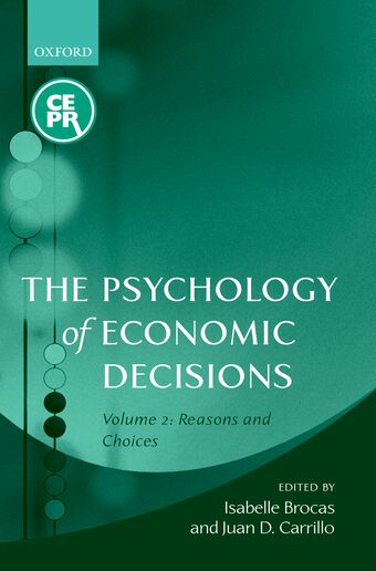 The Psychology of Economic Decisions book cover