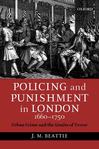 Policing and Punishment in London 1660-1720 book cover