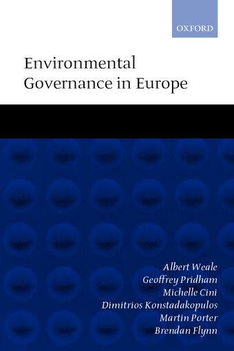 Environmental Governance Europe book cover