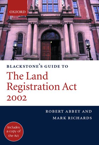 Blackstones Guide to the Land Registration Act 2002 book cover