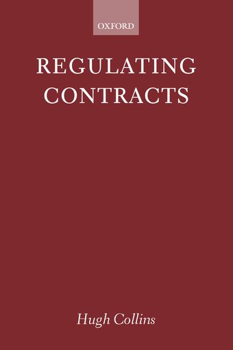 Regulating Contracts book cover