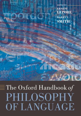 The Oxford Handbook of Philosophy of Language book cover