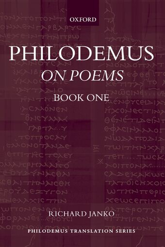 Philodemus, On Poems book cover