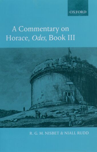 A Commentary on Horace: Odes Book III book cover