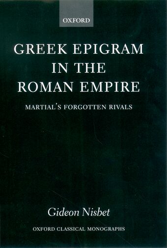 Greek Epigram in the Roman Empire book cover