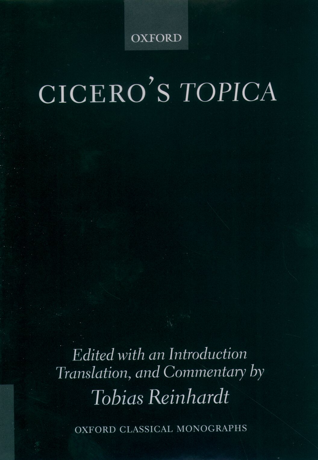 Cicero's Topica book cover