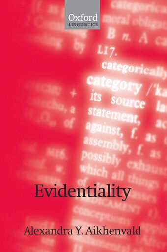 Evidentiality book cover