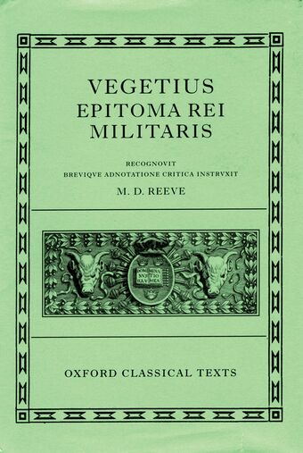 Vegetius: Epitoma rei militaris book cover