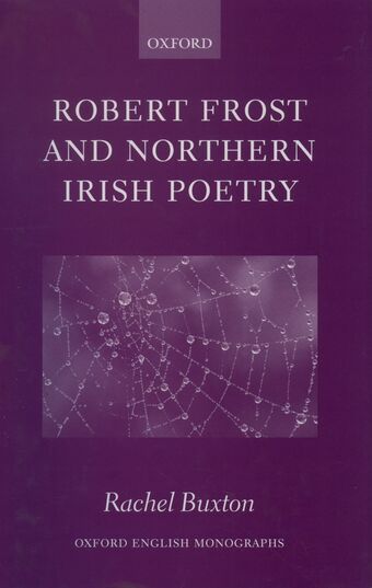 Robert Frost and Northern Irish Poetry book cover