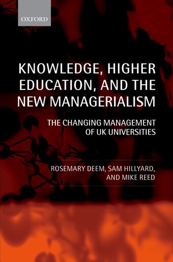 Knowledge, Higher Education, and the New Managerialism book cover