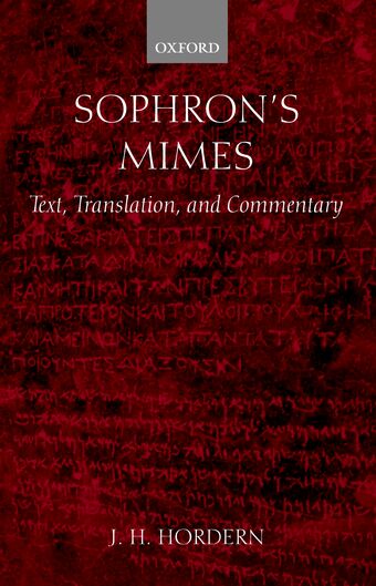 Sophrons Mimes book cover