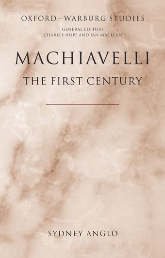 Machiavelli - The First Century book cover