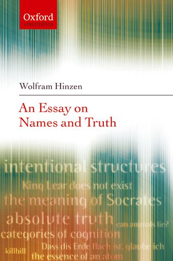 An Essay on Names and Truth book cover