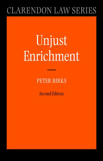 Unjust Enrichment book cover